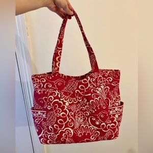 Vera Bradley Twirly Birds Tote Bag